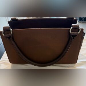 Brown Miche Handbag with 5 covers